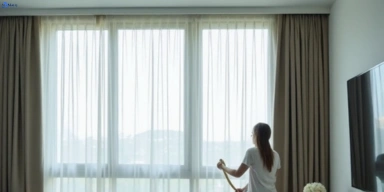Delicate sheer drape cleaning tullamarine-vic Matty Curtain Cleaning
